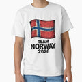 Team Norway 2026  Soccer Fan T-Shirt V7 by DBWStudios Unisex T-shirt, Sweatshirt, Hoodie, Long Sleeve Tee - T-Shirt, Sweatshirt, Hoodie