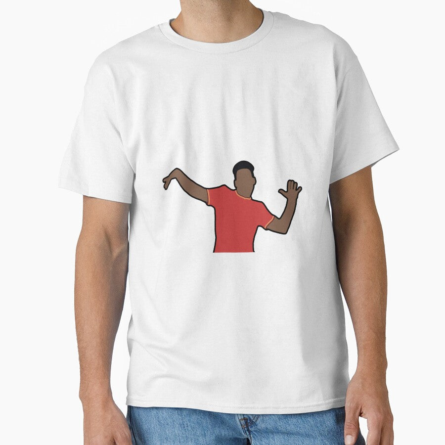 Daniel Sturridge Goal Celebration by IconsByLB Unisex T-shirt, Sweatshirt, Hoodie, Long Sleeve Tee - T-Shirt, Sweatshirt, Hoodie