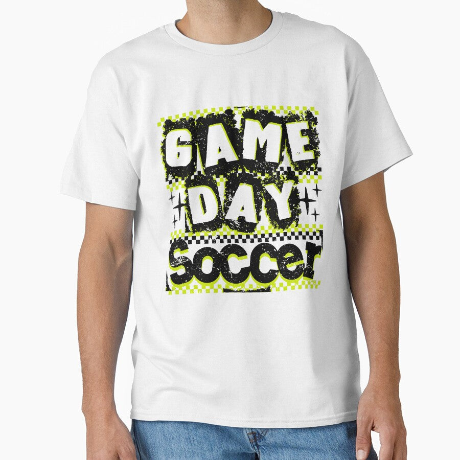 Game Day Soccer  Bold Sports by DXINERZ Unisex T-shirt, Sweatshirt, Hoodie, Long Sleeve Tee - T-Shirt, Sweatshirt, Hoodie