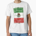 Vintage Mexico Soccer Field Flag. by EunsooLee Unisex T-shirt, Sweatshirt, Hoodie, Long Sleeve Tee - T-Shirt, Sweatshirt, Hoodie