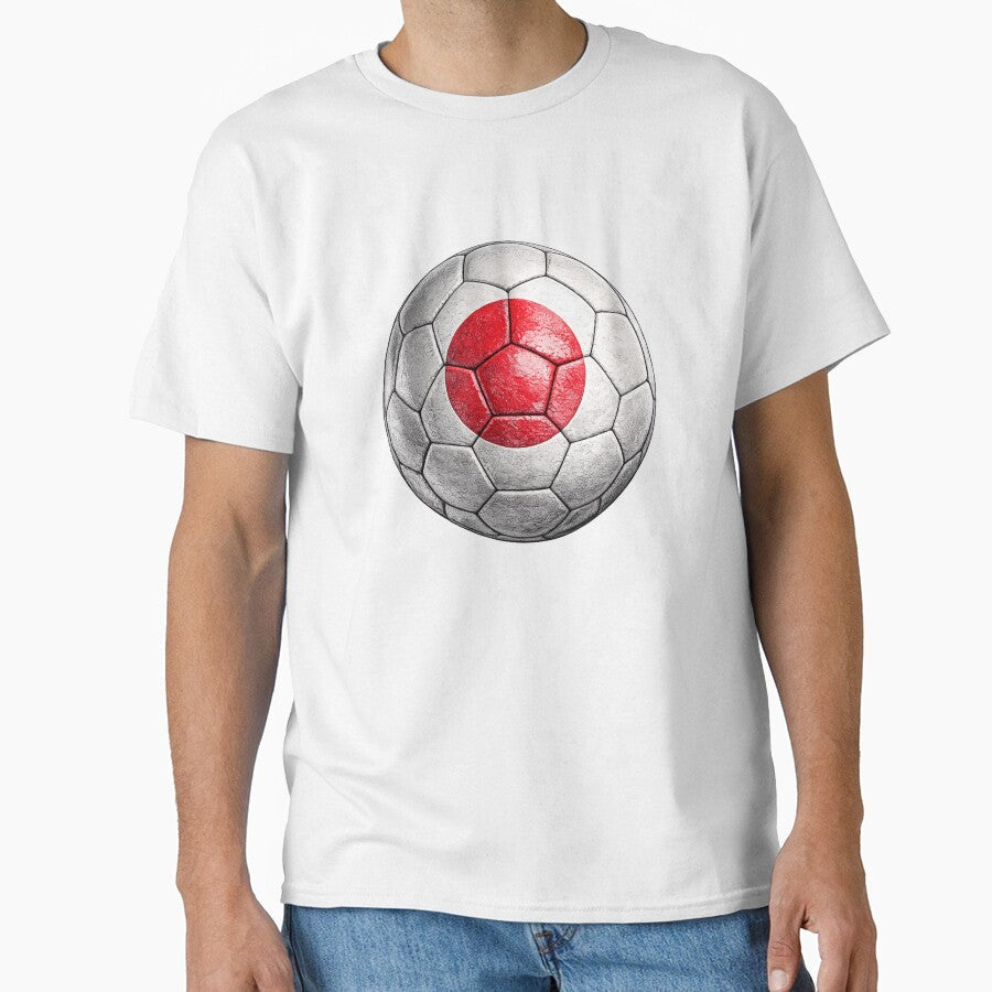 Japan Football Flag Design by redsharkuk Unisex T-shirt, Sweatshirt, Hoodie, Long Sleeve Tee - T-Shirt, Sweatshirt, Hoodie