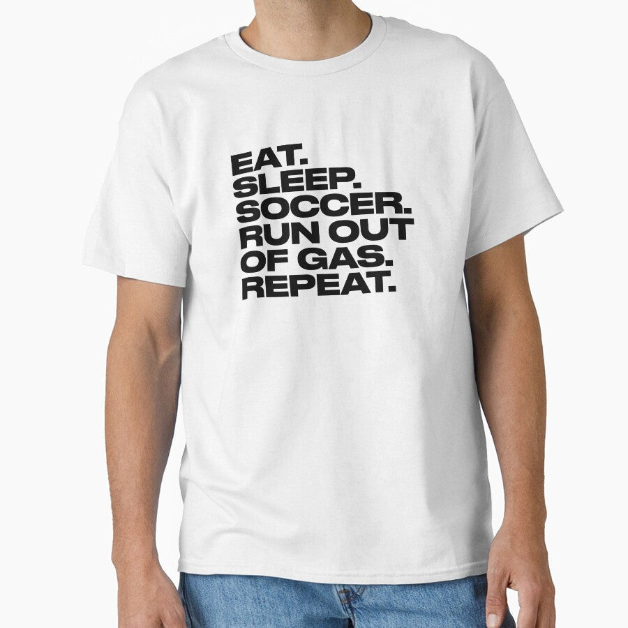Eat Sleep Soccer Mom Repeat by EvulAtheng Designs Unisex T-shirt, Sweatshirt, Hoodie, Long Sleeve Tee - T-Shirt, Sweatshirt, Hoodie