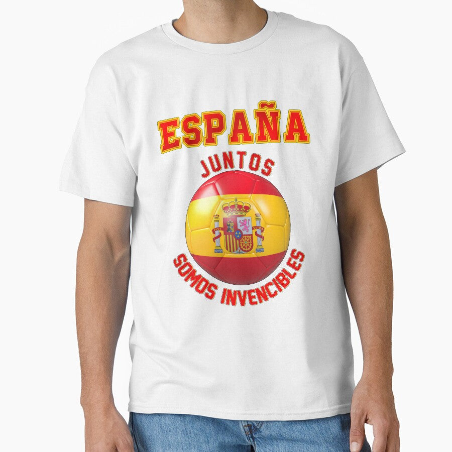Spain fan slogan for football, spanish supporters ES by superpixus Unisex T-shirt, Sweatshirt, Hoodie, Long Sleeve Tee - T-Shirt, Sweatshirt, Hoodie