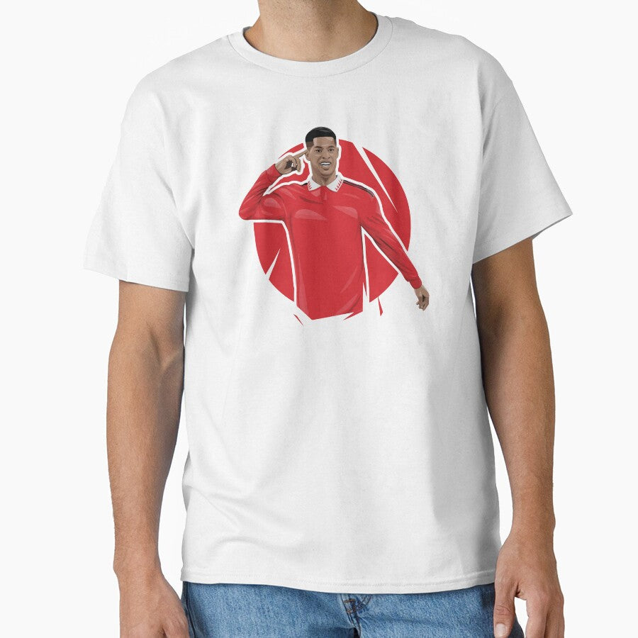Rashford New Celebration Illustration by Lara Samuel Unisex T-shirt, Sweatshirt, Hoodie, Long Sleeve Tee - T-Shirt, Sweatshirt, Hoodie