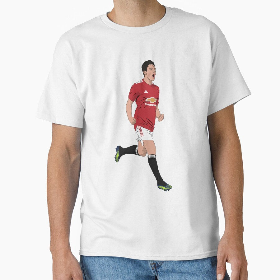 Daniel James United Goal Celebration by Hevding Unisex T-shirt, Sweatshirt, Hoodie, Long Sleeve Tee - T-Shirt, Sweatshirt, Hoodie