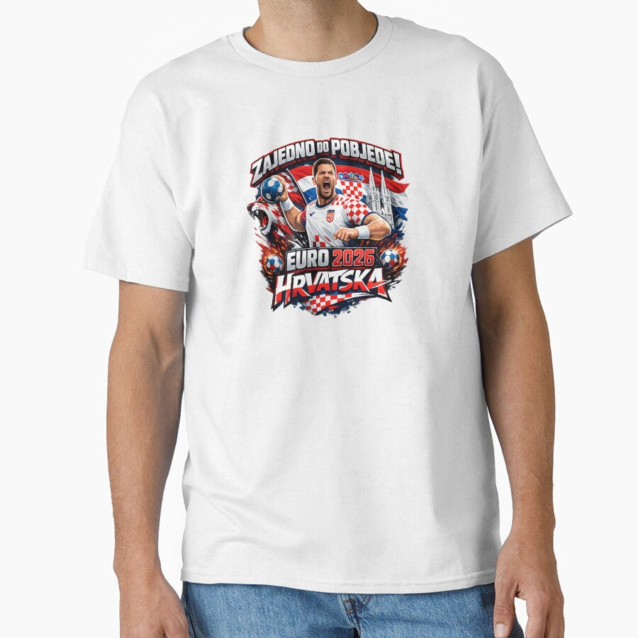 Croatia Handball Fan Gear: The Ultimate Vatreni Merchandise by ModernKhaos Unisex T-shirt, Sweatshirt, Hoodie, Long Sleeve Tee - T-Shirt, Sweatshirt, Hoodie