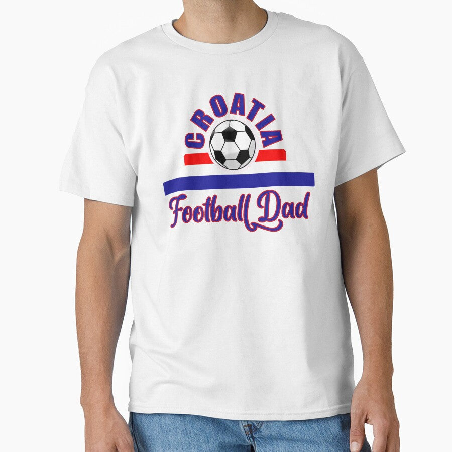 Croatia Football Dad Father's Day Euro 2021 Croatian Football Team Supporter by MimsTees Unisex T-shirt, Sweatshirt, Hoodie, Long Sleeve Tee - T-Shirt, Sweatshirt, Hoodie