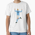 Erling Haaland Goal Celebration Sticker by Enea Kelo Unisex T-shirt, Sweatshirt, Hoodie, Long Sleeve Tee - T-Shirt, Sweatshirt, Hoodie