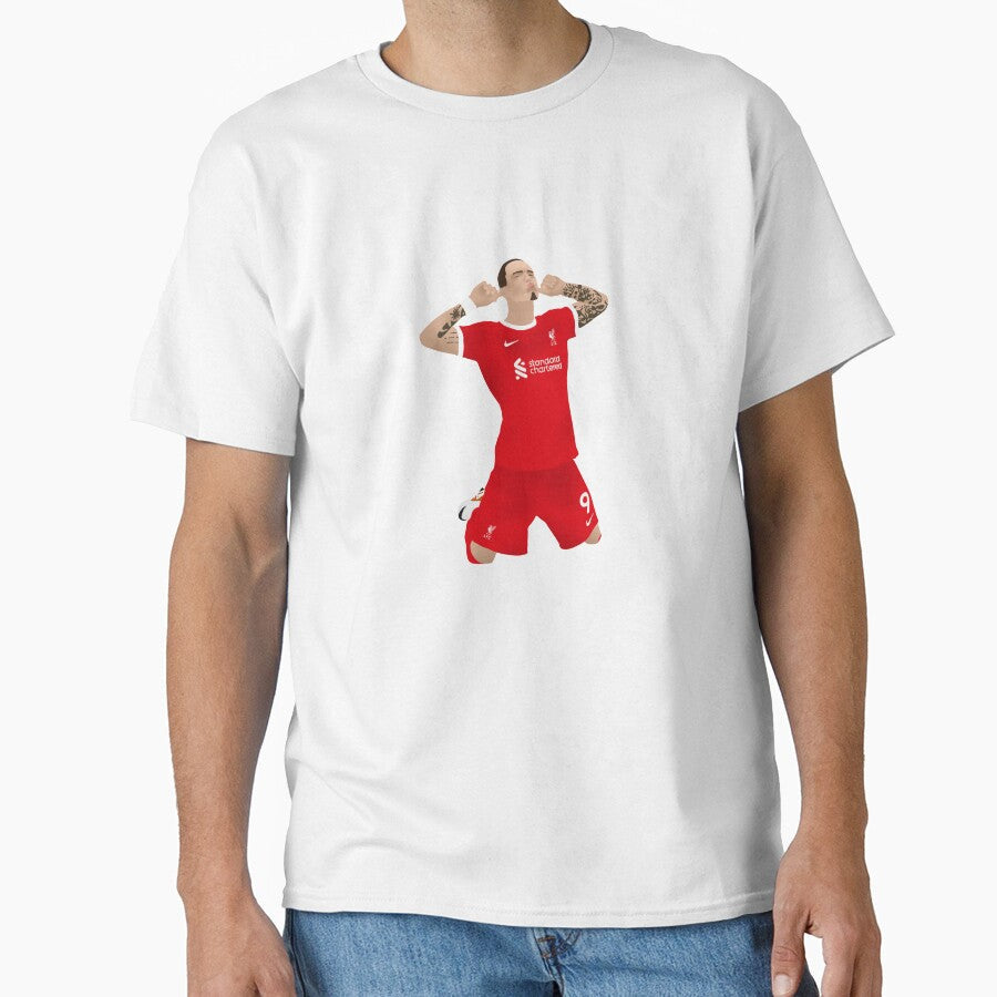 Darwin Nunez Celebration by thalisons Unisex T-shirt, Sweatshirt, Hoodie, Long Sleeve Tee - T-Shirt, Sweatshirt, Hoodie