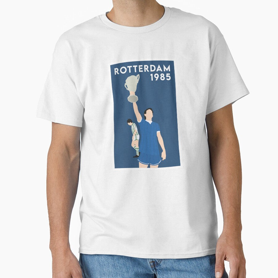 Everton 1985 ECW Cup Final in Rotterdam by casualsofficial Unisex T-shirt, Sweatshirt, Hoodie, Long Sleeve Tee - T-Shirt, Sweatshirt, Hoodie
