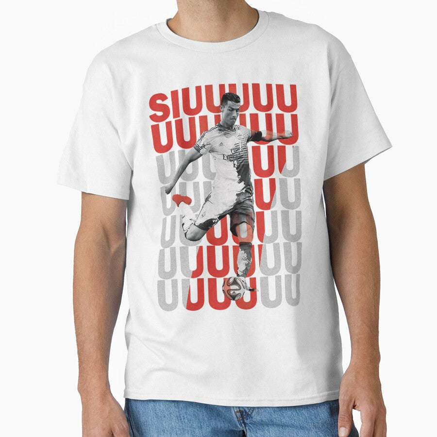 Goal Celebration SIU Quote Design For Soccer Fans, Gift For Football Lovers by JeffreyMusgrave - T-Shirt, Sweatshirt, Hoodie