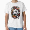 Football Germany Team Abstract Flag Ball Euro by Infinitee8hirts Unisex T-shirt, Sweatshirt, Hoodie, Long Sleeve Tee - T-Shirt, Sweatshirt, Hoodie