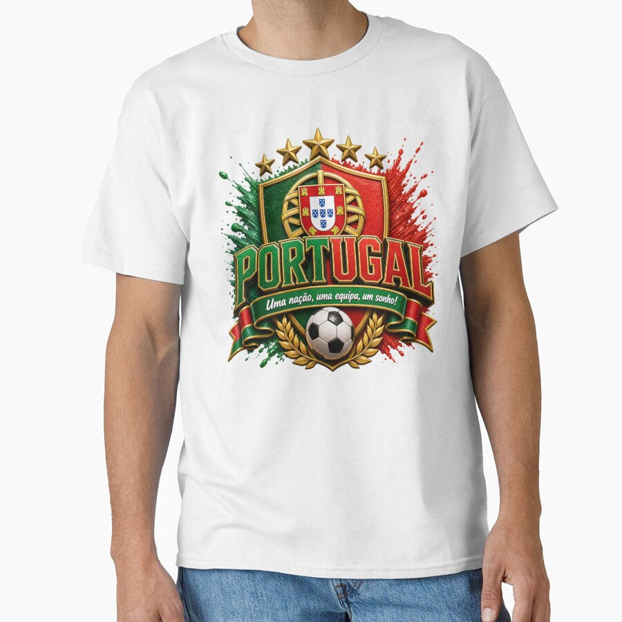 Portugal National Football team by Stoff-Elf Unisex T-shirt, Sweatshirt, Hoodie, Long Sleeve Tee - T-Shirt, Sweatshirt, Hoodie