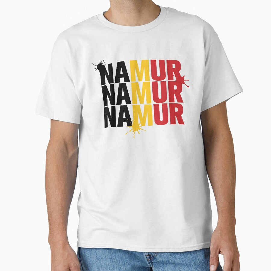Namur United Colors Of Belgium by Urosek Unisex T-shirt, Sweatshirt, Hoodie, Long Sleeve Tee - T-Shirt, Sweatshirt, Hoodie