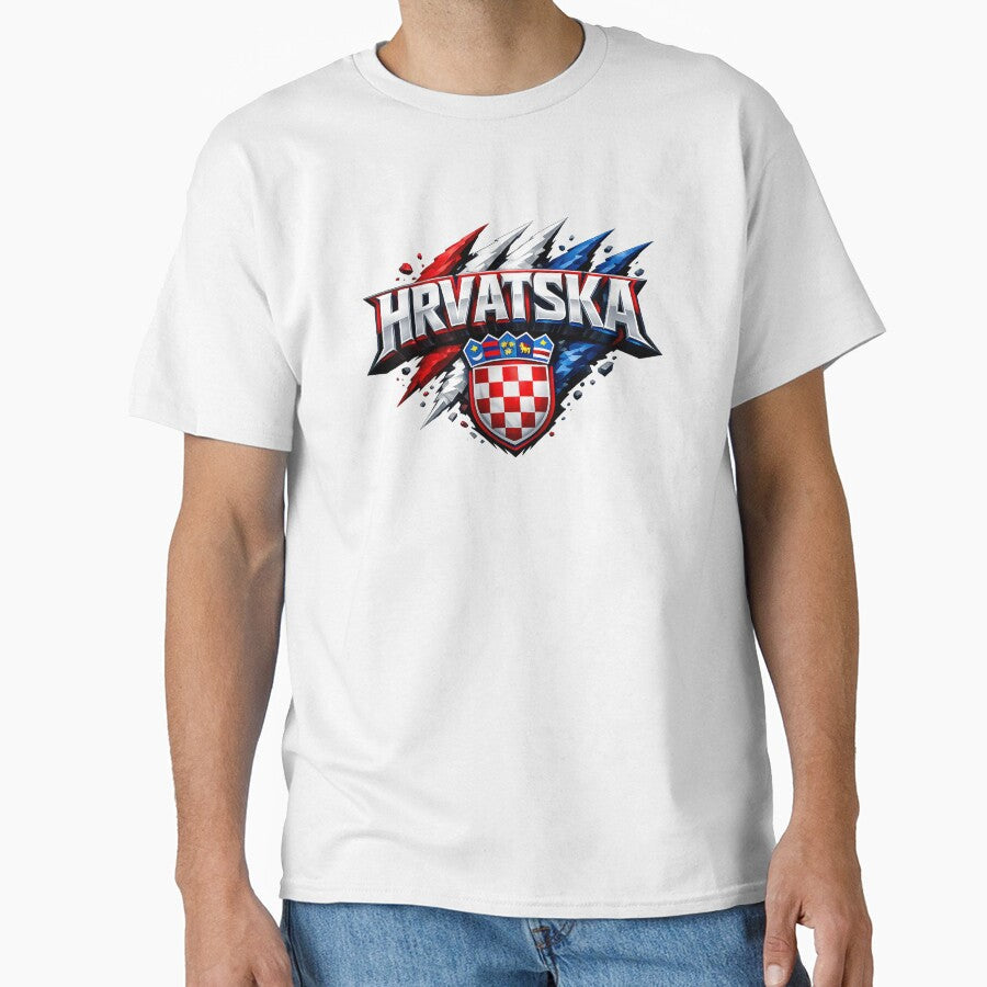 Croatia Vatreni Fan Gear: Official National Team Merchandise by ModernKhaos Unisex T-shirt, Sweatshirt, Hoodie, Long Sleeve Tee - T-Shirt, Sweatshirt, Hoodie
