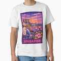 Singapore Travel Poster by MatthewHeights Unisex T-shirt, Sweatshirt, Hoodie, Long Sleeve Tee - T-Shirt, Sweatshirt, Hoodie