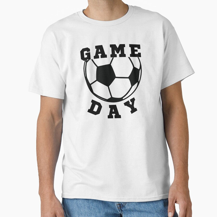 Game Day Football Soccer Cool Design by LJ4EVER Unisex T-shirt, Sweatshirt, Hoodie, Long Sleeve Tee - T-Shirt, Sweatshirt, Hoodie