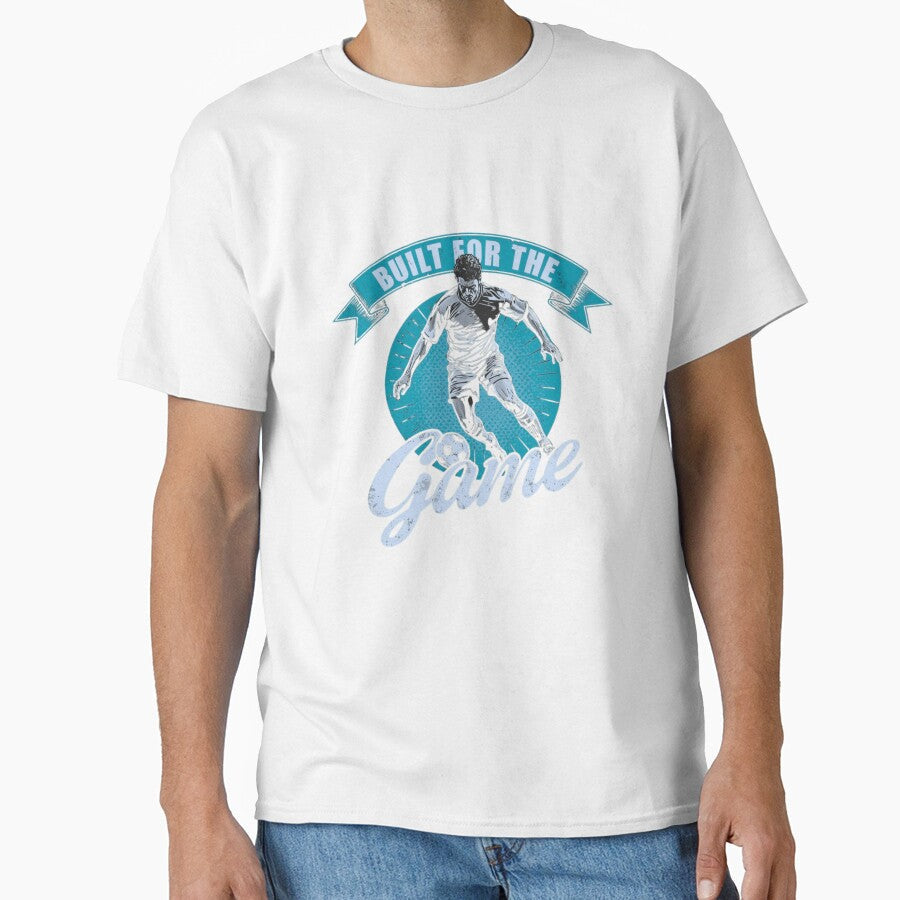 Built For The Game Retro Soccer Player by PACS0011 Unisex T-shirt, Sweatshirt, Hoodie, Long Sleeve Tee - T-Shirt, Sweatshirt, Hoodie