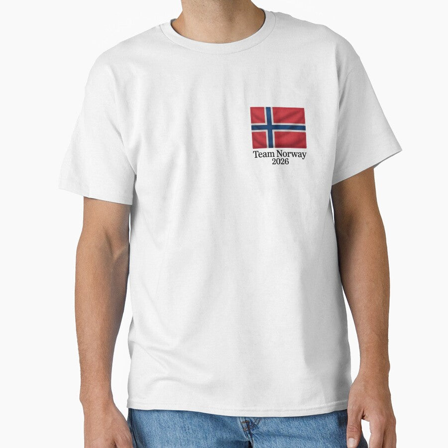 Team Norway 2026  Soccer Fan T-Shirt V17 by DBWStudios Unisex T-shirt, Sweatshirt, Hoodie, Long Sleeve Tee - T-Shirt, Sweatshirt, Hoodie
