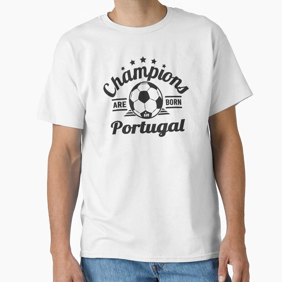 Champions Are Born In Portugal , football fans vintage gift by lamjar-art Unisex T-shirt, Sweatshirt, Hoodie, Long Sleeve Tee - T-Shirt, Sweatshirt, Hoodie