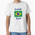 Brazil Football Flag  Brazilian Soccer Supporter by Fleetwood1994 Unisex T-shirt, Sweatshirt, Hoodie, Long Sleeve Tee - T-Shirt, Sweatshirt, Hoodie