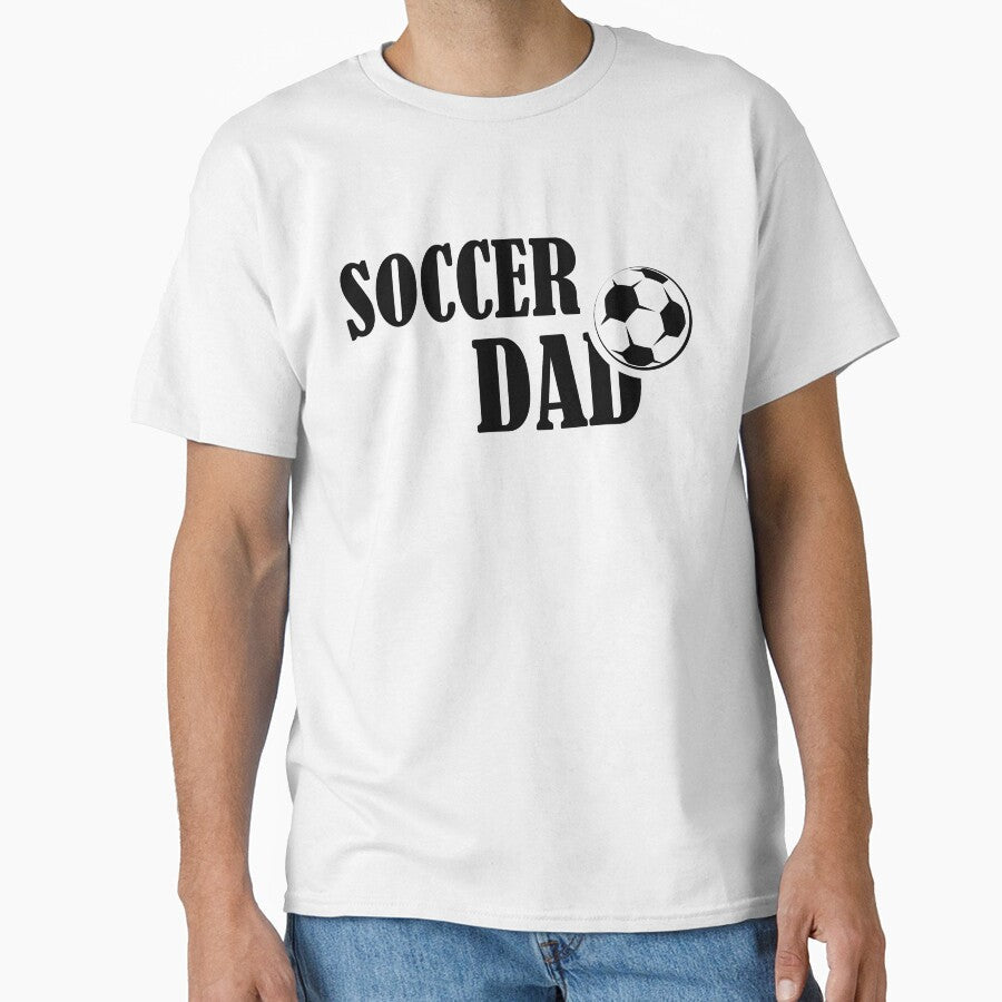 soccer dad father dad soccer ball logo icon club team by AndreMi Unisex T-shirt, Sweatshirt, Hoodie, Long Sleeve Tee - T-Shirt, Sweatshirt, Hoodie