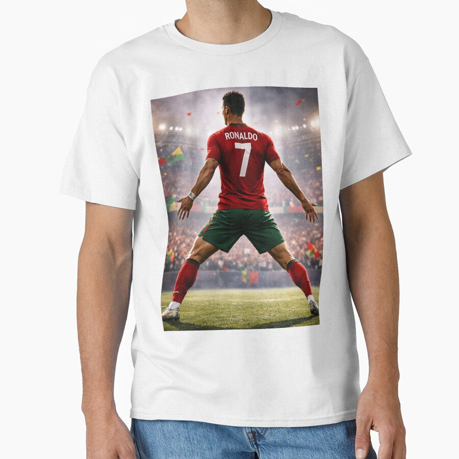 Cristiano Ronaldo Portuguese Legend Number Seven SIUUU by Lifeinfinityoff Unisex T-shirt, Sweatshirt, Hoodie, Long Sleeve Tee - T-Shirt, Sweatshirt, Hoodie