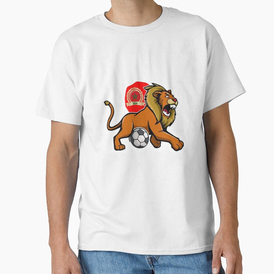 Atlas Lions Roar Loud | Morocco Football World Cup 2026 Sticker by HC-Boutique Unisex T-shirt, Sweatshirt, Hoodie, Long Sleeve Tee - T-Shirt, Sweatshirt, Hoodie