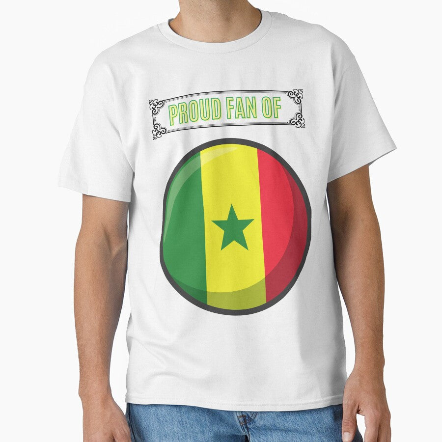 PROUD FAN OF SENEGAL: DURING WOLRD CUP 2022 IN QATAR by JM INSPIRES Unisex T-shirt, Sweatshirt, Hoodie, Long Sleeve Tee - T-Shirt, Sweatshirt, Hoodie