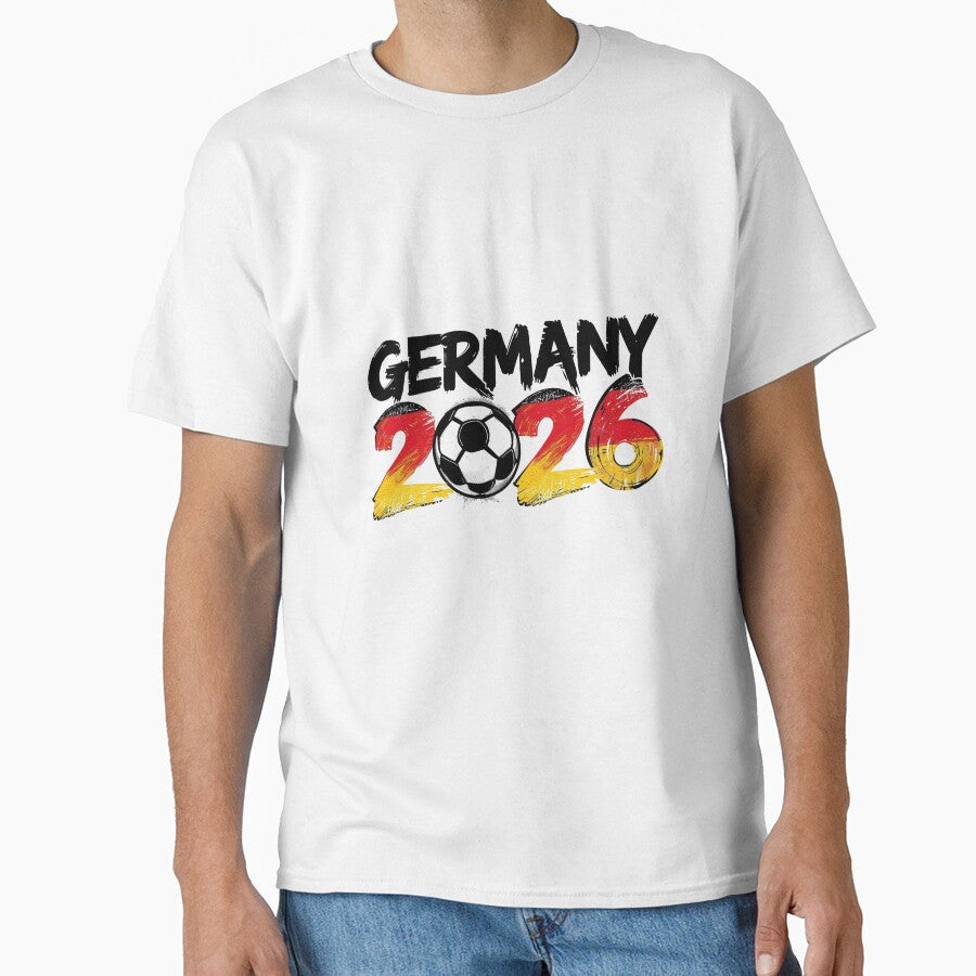 Germany 2026 Soccer Bold Vintage Retro Font by PACS0011 Unisex T-shirt, Sweatshirt, Hoodie, Long Sleeve Tee - T-Shirt, Sweatshirt, Hoodie