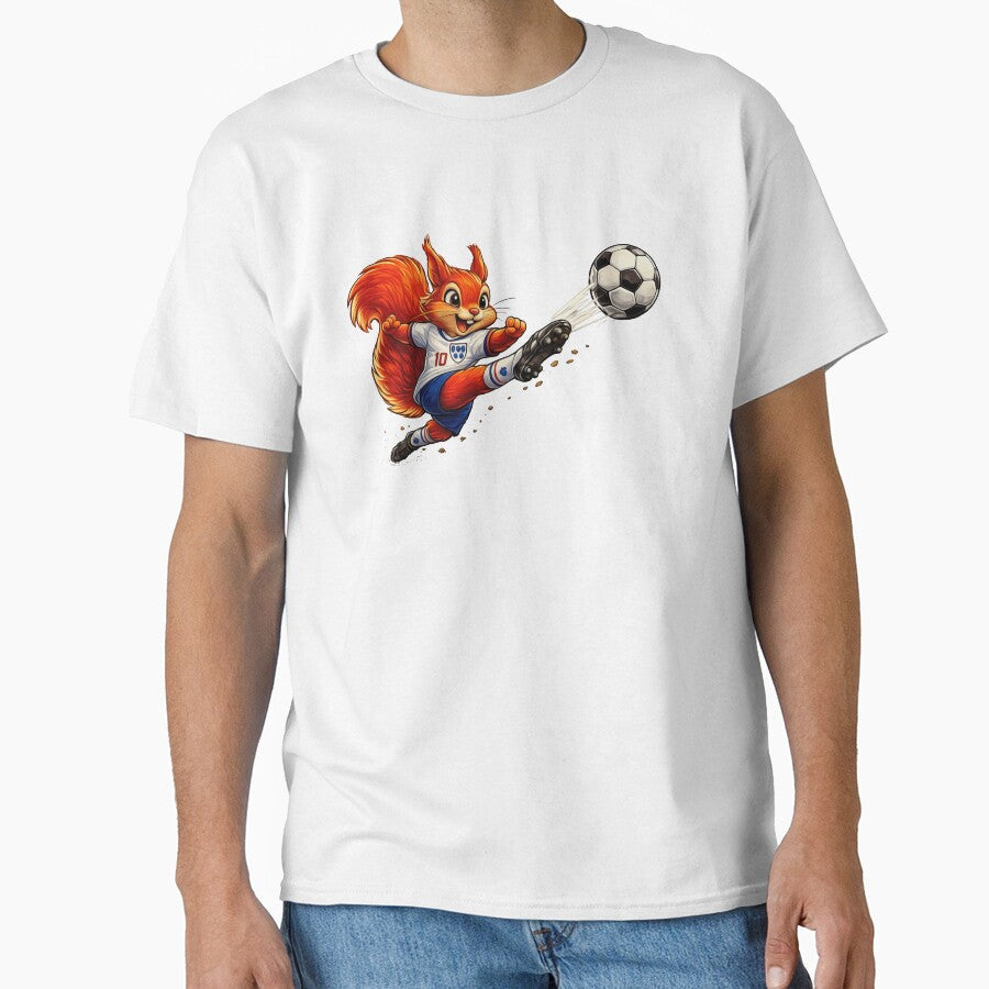 England Red Squirrel Football Team by SecretSquirrellDesigns Unisex T-shirt, Sweatshirt, Hoodie, Long Sleeve Tee - T-Shirt, Sweatshirt, Hoodie