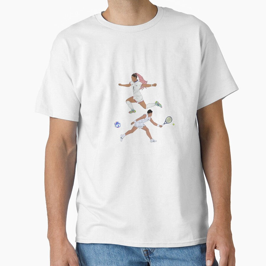 Trinity Rodman Ben Shelton Couple Goals Soccer Tennis Wimbledon Minimalist by Hevding Unisex T-shirt, Sweatshirt, Hoodie, Long Sleeve Tee - T-Shirt, Sweatshirt, Hoodie