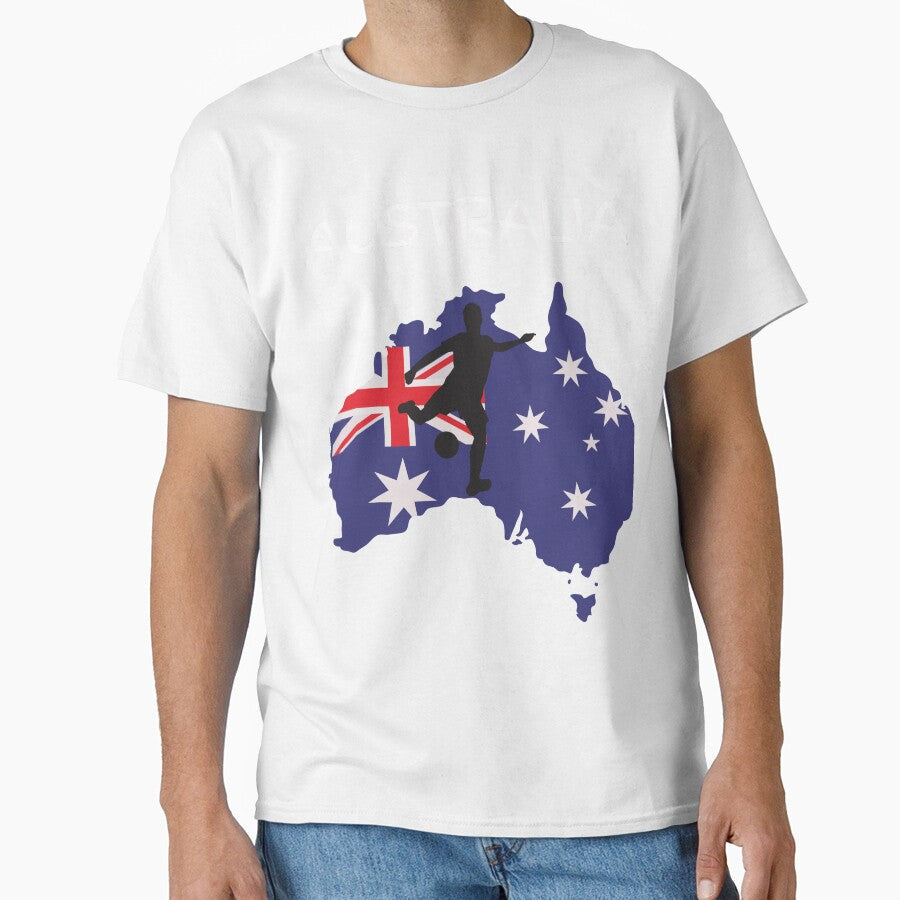 Australia national soccer team by R2Dsign Unisex T-shirt, Sweatshirt, Hoodie, Long Sleeve Tee - T-Shirt, Sweatshirt, Hoodie