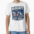 Rugby No Pads No Helmets Just balls by AlphaTeez Unisex T-shirt, Sweatshirt, Hoodie, Long Sleeve Tee - T-Shirt, Sweatshirt, Hoodie
