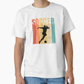 Retro Soccer, Vintage Soccer by LaughingHorseCo Unisex T-shirt, Sweatshirt, Hoodie, Long Sleeve Tee - T-Shirt, Sweatshirt, Hoodie