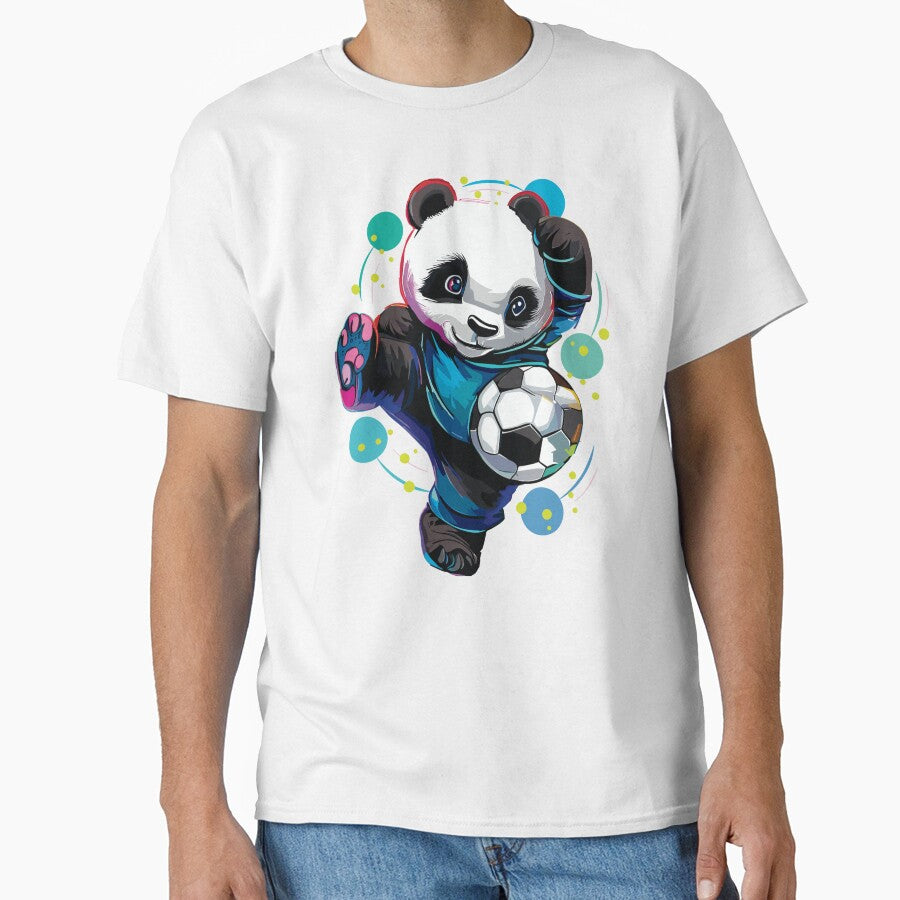 Soccer Panda - Cute Panda Playing Soccer by Numero14 Unisex T-shirt, Sweatshirt, Hoodie, Long Sleeve Tee - T-Shirt, Sweatshirt, Hoodie