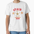 Spain 2026  Vintage Soccer Tee by C & T ArtLab Unisex T-shirt, Sweatshirt, Hoodie, Long Sleeve Tee - T-Shirt, Sweatshirt, Hoodie