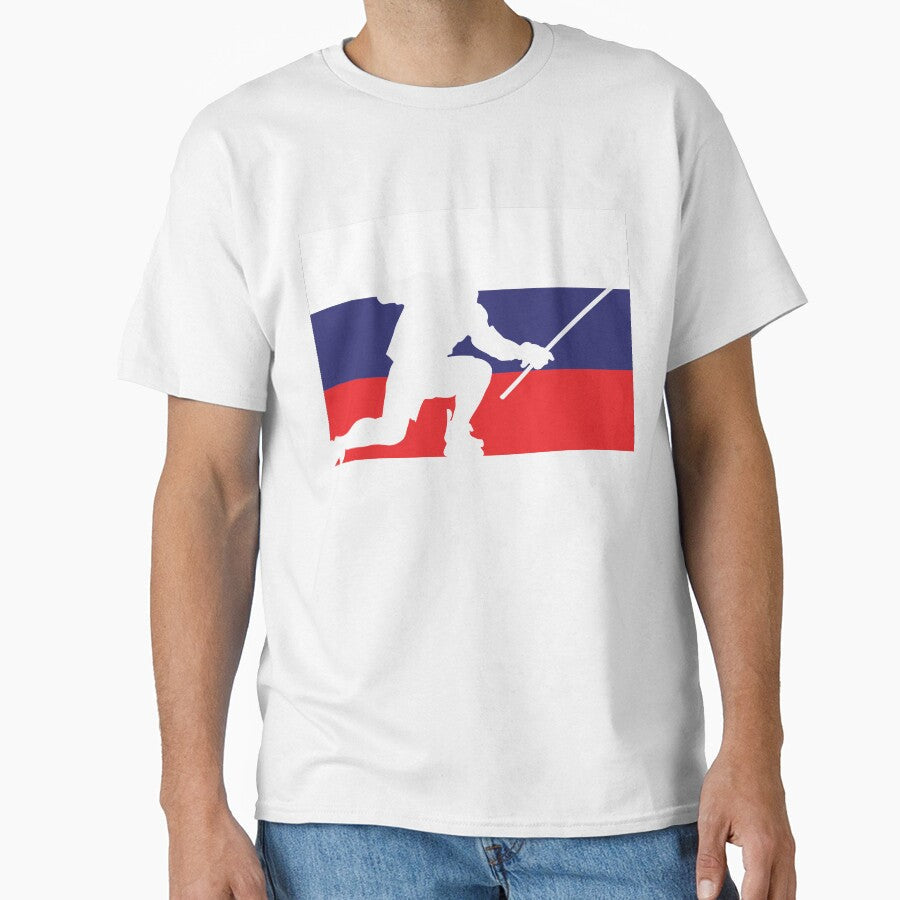 Russian Ice Hockey Silhouette Celebration - transparent by CanvasTee Unisex T-shirt, Sweatshirt, Hoodie, Long Sleeve Tee - T-Shirt, Sweatshirt, Hoodie
