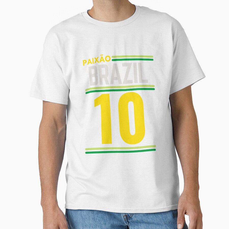 Brazil - Football - Soccer Passion by CircaModern Unisex T-shirt, Sweatshirt, Hoodie, Long Sleeve Tee - T-Shirt, Sweatshirt, Hoodie