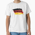 Germany national flag and lettering by Ecmoprints Unisex T-shirt, Sweatshirt, Hoodie, Long Sleeve Tee - T-Shirt, Sweatshirt, Hoodie