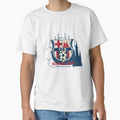 FCB Minimalist - Football Fan Design by SPORT NATION ART Unisex T-shirt, Sweatshirt, Hoodie, Long Sleeve Tee - T-Shirt, Sweatshirt, Hoodie