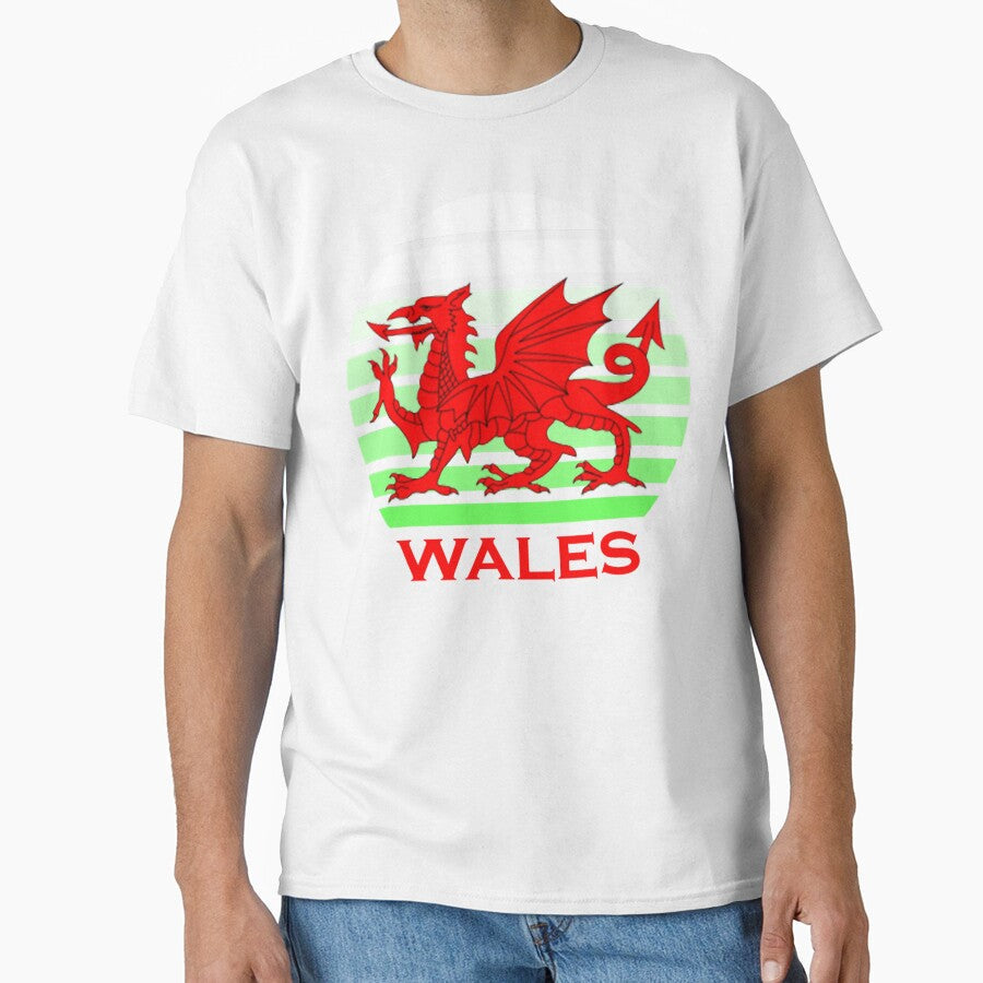 retro wales s by MimounArt Unisex T-shirt, Sweatshirt, Hoodie, Long Sleeve Tee - T-Shirt, Sweatshirt, Hoodie