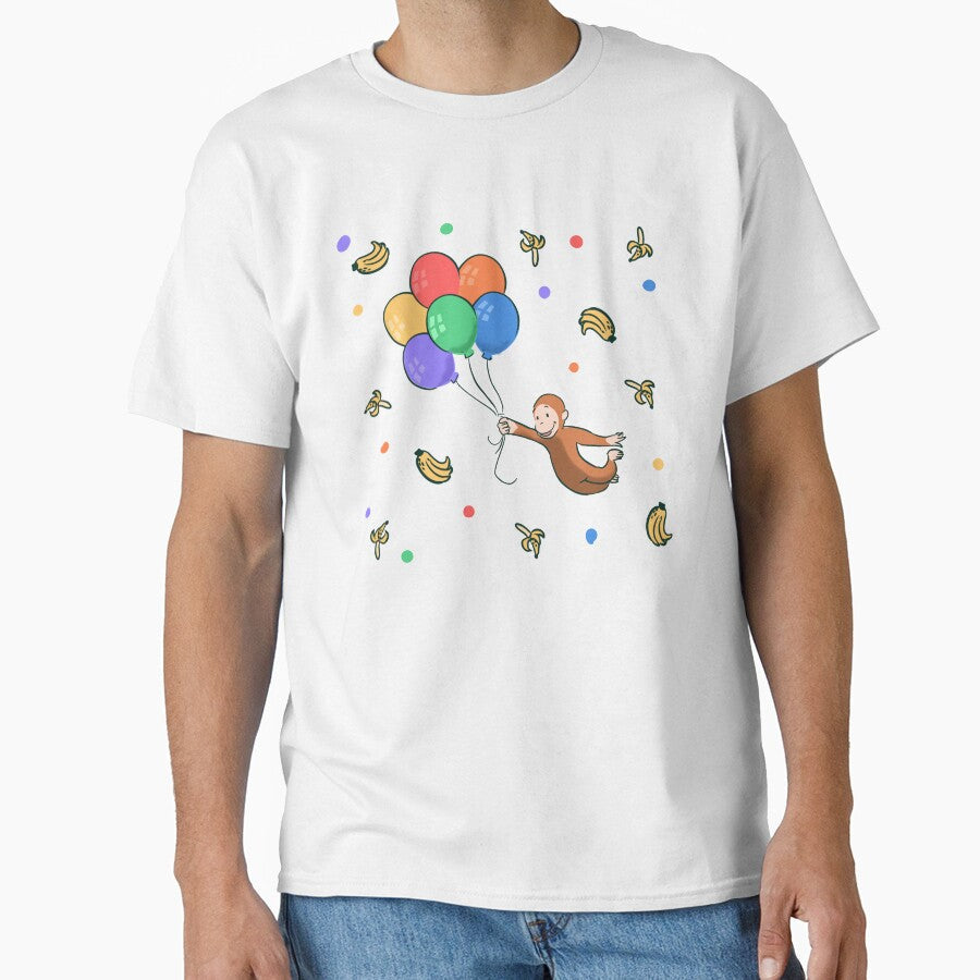 Bannanas & Balloons by SimoneGloria Unisex T-shirt, Sweatshirt, Hoodie, Long Sleeve Tee - T-Shirt, Sweatshirt, Hoodie
