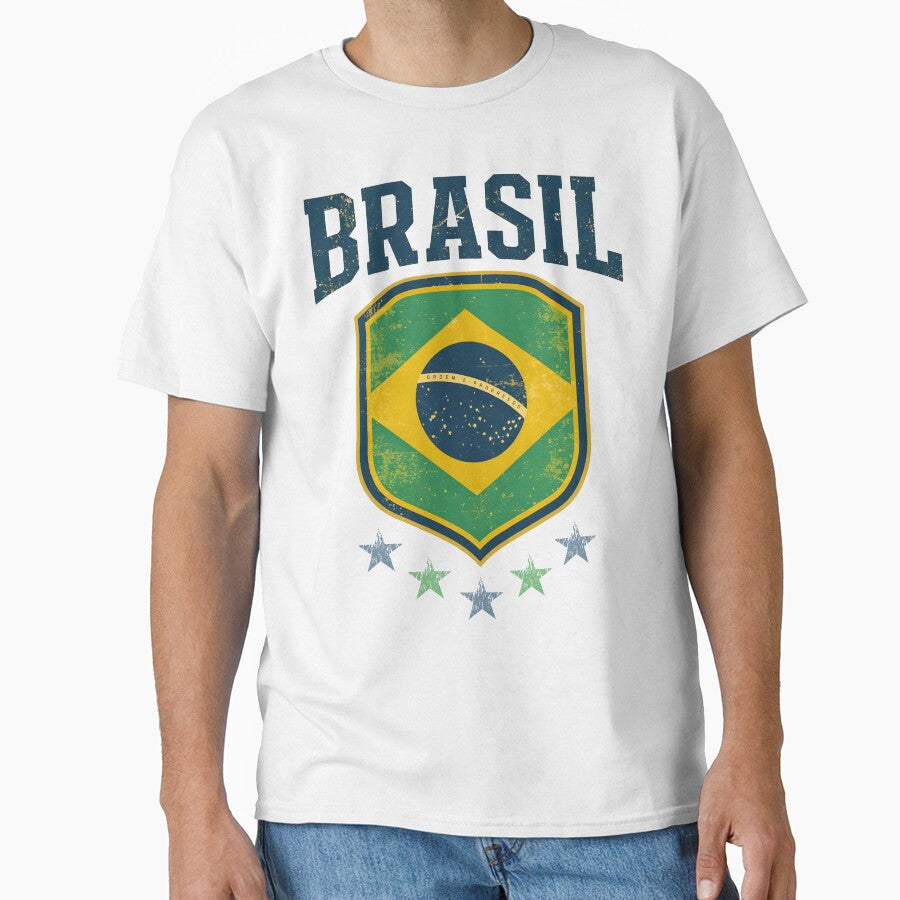 Brasil Fan by StudioRedKoala Unisex T-shirt, Sweatshirt, Hoodie, Long Sleeve Tee - T-Shirt, Sweatshirt, Hoodie