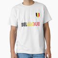 Belgium Soccer Team Belgian Flag football fan by majuga Unisex T-shirt, Sweatshirt, Hoodie, Long Sleeve Tee - T-Shirt, Sweatshirt, Hoodie
