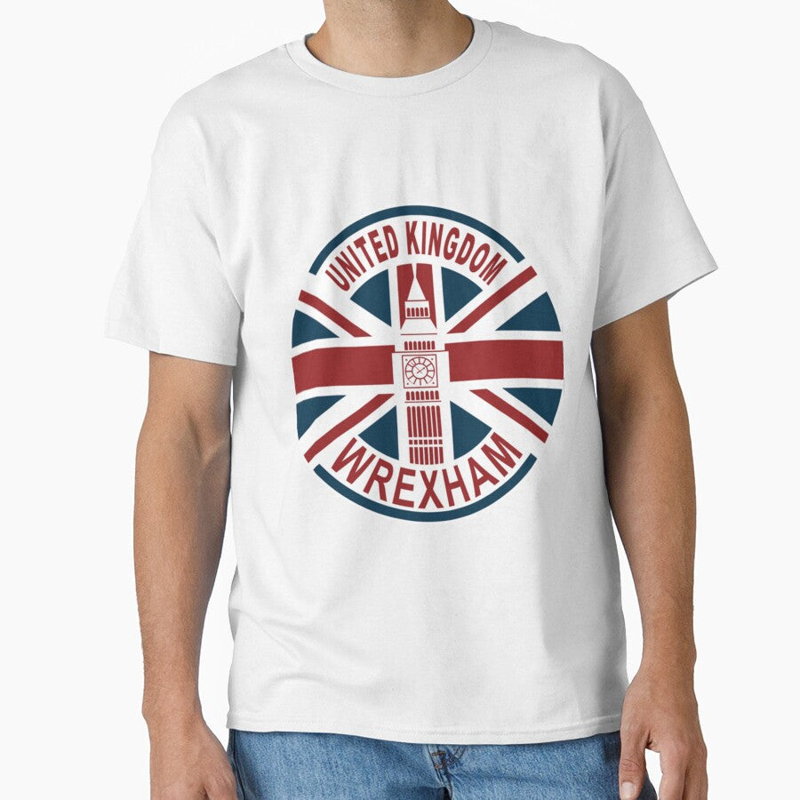 Wrexham United Kingdom UK Union Jack British Flag by alldandy Unisex T-shirt, Sweatshirt, Hoodie, Long Sleeve Tee - T-Shirt, Sweatshirt, Hoodie