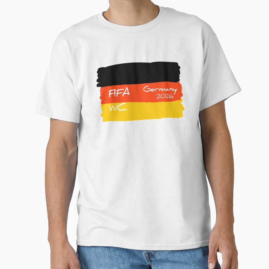 Germany FIFA WC 2026 by Simplty Unisex T-shirt, Sweatshirt, Hoodie, Long Sleeve Tee - T-Shirt, Sweatshirt, Hoodie