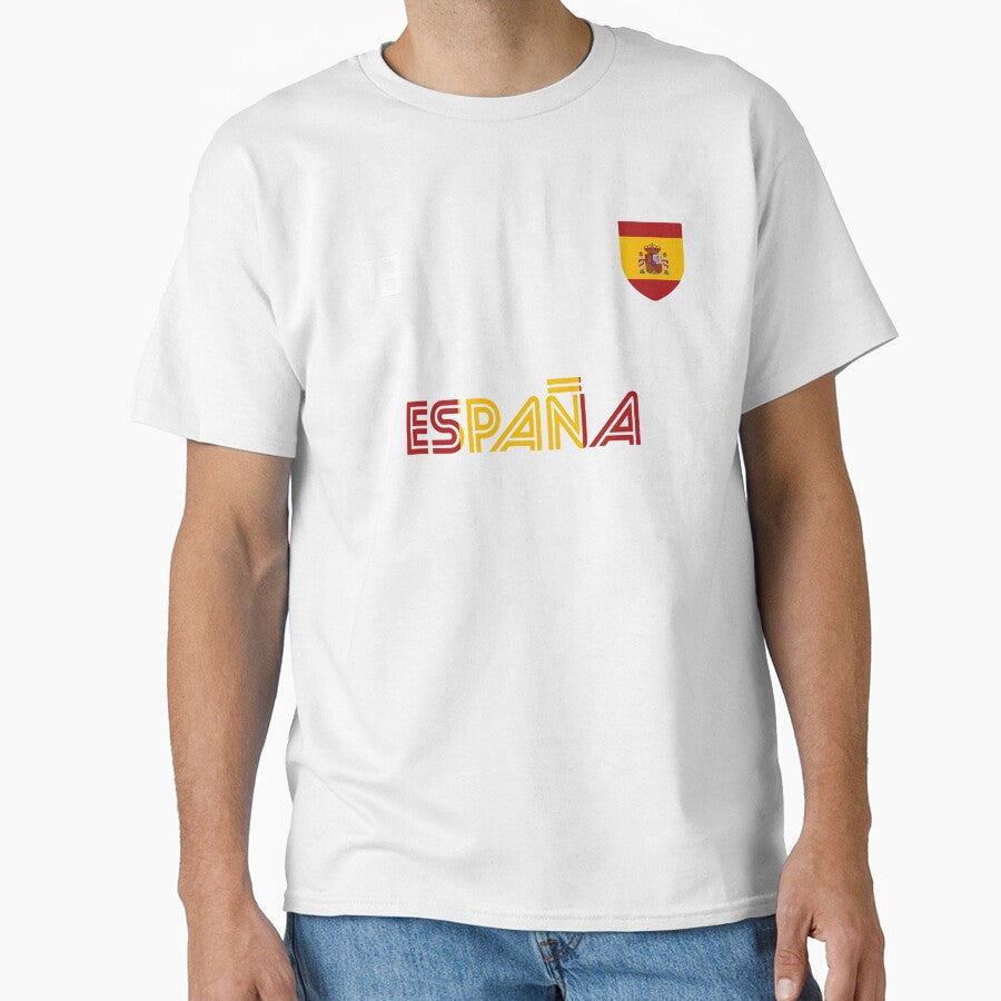 Spain Soccer Team Spanish Flag football fan by majuga Unisex T-shirt, Sweatshirt, Hoodie, Long Sleeve Tee - T-Shirt, Sweatshirt, Hoodie