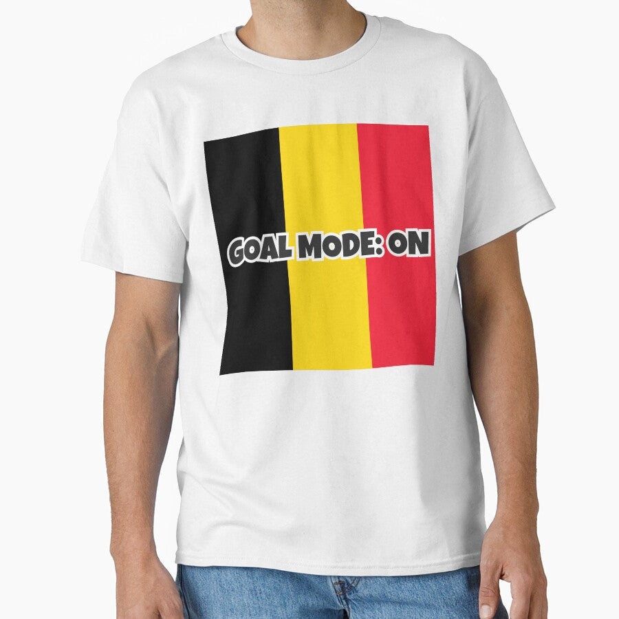 Belgium Soccer Fan Shirt  GOALMODE: ON Football Tee by LovelyHappyGift Unisex T-shirt, Sweatshirt, Hoodie, Long Sleeve Tee - T-Shirt, Sweatshirt, Hoodie