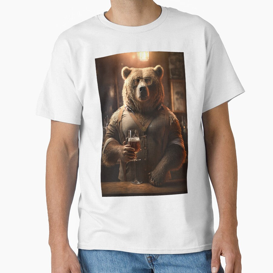 Bear-y Cheerful: Celebrating Corporate Wins with Wine by creative-maxim Unisex T-shirt, Sweatshirt, Hoodie, Long Sleeve Tee - T-Shirt, Sweatshirt, Hoodie